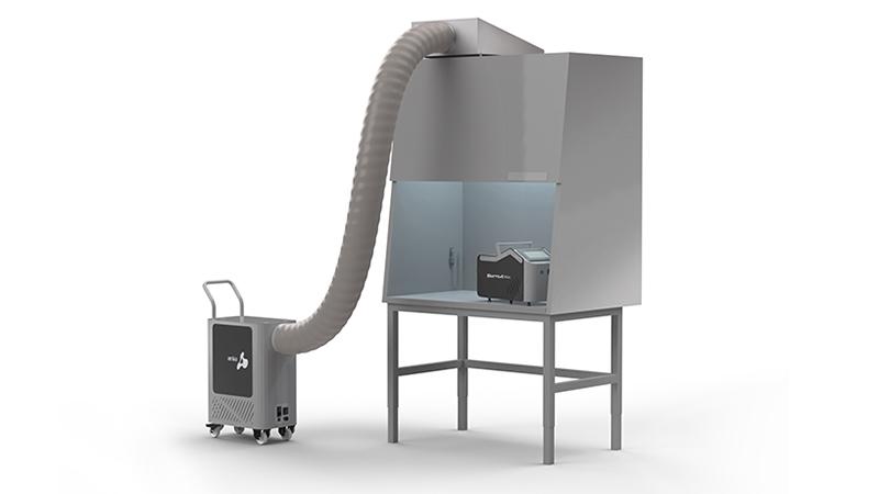 Biosafety chamber biodecontamination hydrogen peroxide vapor