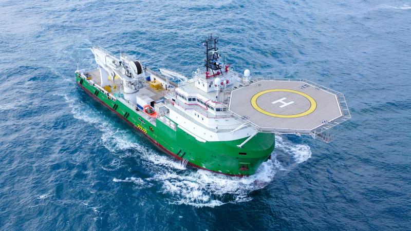 Offshore vessel's helideck