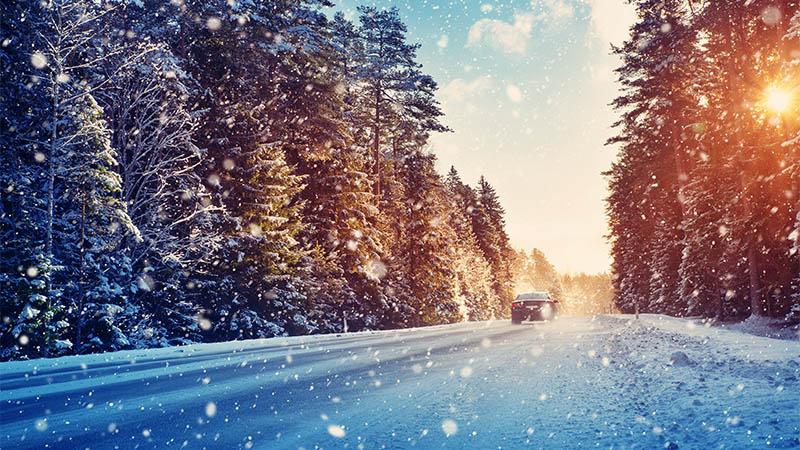 Snow on the road