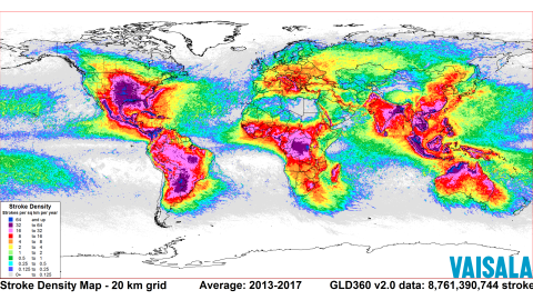 GLD360 Density Map