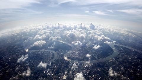 Above the clouds