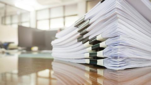 Stack of documents