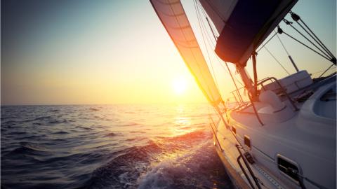 Sailing to sunset