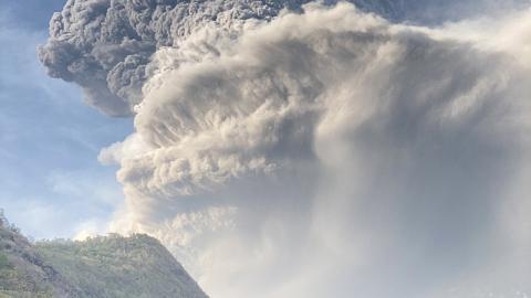 La Sourfrière eruption