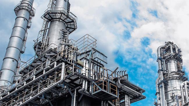 Oil and gas plant