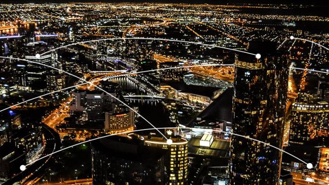 City lights